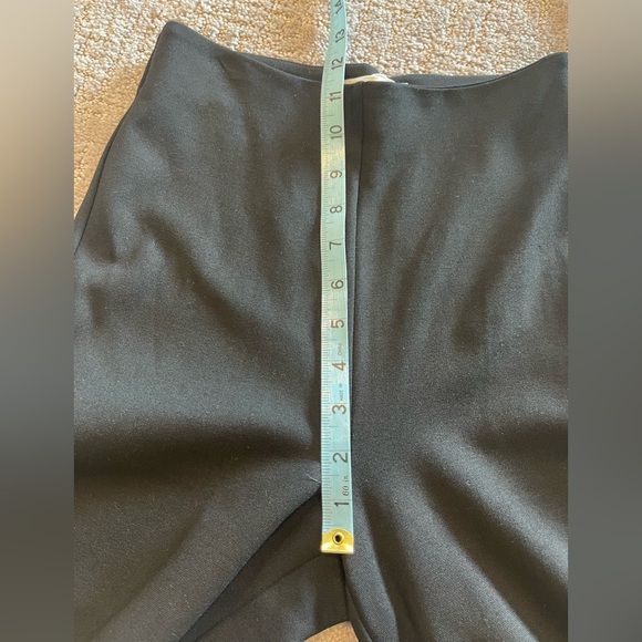 NWT Marcella Pearson Black Split Seam Trouser Pants, Ponte Fabric, Flare Leg, XS - Picture 8 of 15